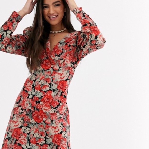 Free People Dresses & Skirts - NWT FREE PEOPLE Kapowski Printed Dress 6